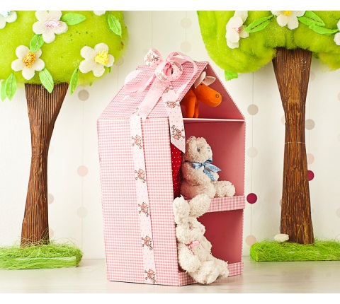 Petitkareli Pembe Ev Stand